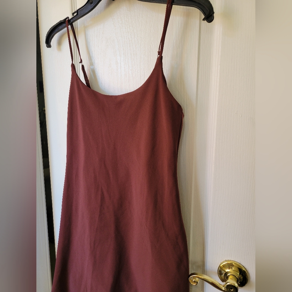 Abercrombie & Fitch Traveler Mini Active Dress Dark Brown Size Small Tall (ST) - Picture 2 of 10